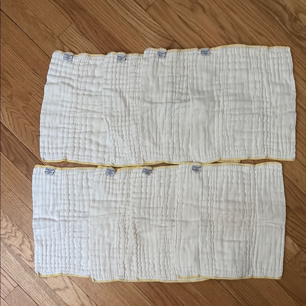 Organic unbleached Cloth-eez prefold diapers
